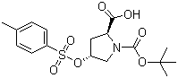 (2S,4r)-4-[[(4-methylphenyl)sulfonyl]oxy]-1,2-pyrrolidinedicarboxylic acid 1-(tert-butyl) ester Structure,96314-28-2Structure