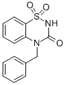 4-(Phenylmethyl)-2h-1,2,4-benzothiadiazin-3(4h)-one 1,1-dioxide Structure,964-08-9Structure