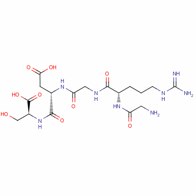 甘氨酰精氨酰甘氨酰天門冬氨酰絲氨酸結(jié)構(gòu)式_96426-21-0結(jié)構(gòu)式