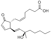 (5Z,13e,15r)-15-hydroxy-15-methyl-9-oxoprosta-5,10,13-trien-1-oic acid Structure,96440-68-5Structure