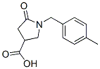 1-(4-Methylbenzyl)-5-oxopyrrolidine-3-carboxylic acid Structure,96449-91-1Structure