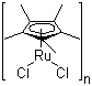 Dichloro(pentamethylcyclopentadienyl)ruthenium(III) polymer Structure,96503-27-4Structure