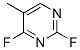 Pyrimidine, 2,4-difluoro-5-methyl- (9ci) Structure,96548-89-9Structure