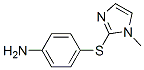 4-[(1-Methyl-1H-imidazol-2-yl)thio]aniline Structure,96591-94-5Structure