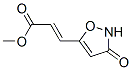 2-Propenoicacid,3-(2,3-dihydro-3-oxo-5-isoxazolyl)-,methylester,(e)-(9ci) Structure,96735-35-2Structure