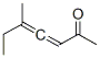 3,4-Heptadien-2-one, 5-methyl-, (r)-(9ci) Structure,96783-70-9Structure