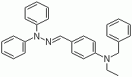 4-(N-Ethyl-N-benzyl)amino benzoaldehyde-1,1-diphenylhydrazone Structure,96861-52-8Structure