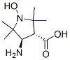 3-Pyrrolidinecarboxylicacid,4-amino-1-hydroxy-2,2,5,5-tetramethyl-,trans-(9ci) Structure,96938-41-9Structure