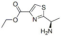 4-Thiazolecarboxylicacid,2-(1-aminoethyl)-,ethylester,(r)-(9ci) Structure,96965-18-3Structure