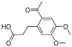 3-(2-Acetyl-4,5-dimethoxyphenyl)propanoic acid Structure,97025-29-1Structure