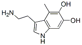 1H-indole-5,6-diol, 3-(2-aminoethyl)-4-methyl-(9ci) Structure,97073-63-7Structure