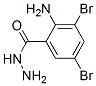 2-Amino-3,5-dibromobenzene-1-carbohydrazide Structure,97096-13-4Structure