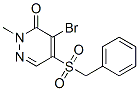 5-(Benzylsulfonyl)-4-bromo-2-methyl-2,3-dihydropyridazin-3-one Structure,97120-13-3Structure