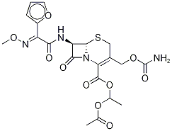 (E)-頭孢呋辛酯結(jié)構(gòu)式_97232-96-7結(jié)構(gòu)式