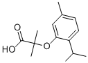 2-(2-Isopropyl-5-methylphenoxy)-2-methylpropanoic acid Structure,97283-84-6Structure