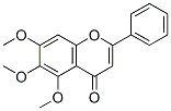 5,6,7-三甲氧基黃酮結構式_973-67-1結構式