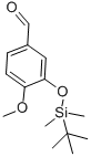 3-Tert-butyldimethylsiloxy-4-methoxybenzaldehyde Structure,97315-18-9Structure