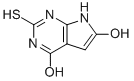 2-Mercapto-7h-pyrrolo[2,3-d]pyrimidine-4,6-diol Structure,97337-30-9Structure