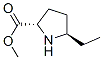 Proline, 5-ethyl-, methyl ester, trans-(9ci) Structure,97465-32-2Structure