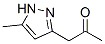 2-Propanone, 1-(5-methyl-1h-pyrazol-3-yl)-(9ci) Structure,97716-34-2Structure