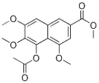 5-(Acetyloxy)-4,6,7-trimethoxy-2-naphthalenecarboxylic acid methyl ester Structure,97944-83-7Structure