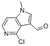 4-Chloro-1-methyl-1h-pyrrolo[3,2-c]pyridine-3-carboxaldehyde Structure,97989-41-8Structure