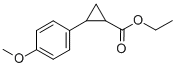 Ethyl 2-(4-methoxyphenyl)cyclopropanecarboxylate Structure,98017-60-8Structure