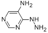 Pyrimidine, 5-amino-4-hydrazino- (6ci) Structure,98022-68-5Structure