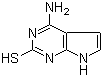 4-Amino-7H-pyrrolo[2,3-d]pyrimidine-2-thiol Structure,98198-24-4Structure