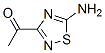 Ethanone, 1-(5-amino-1,2,4-thiadiazol-3-yl)-(9ci) Structure,98259-38-2Structure
