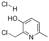 2-(Chloromethyl)-6-methylpyridin-3-olhydrochloride Structure,98280-34-3Structure