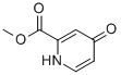 2-Pyridinecarboxylicacid,1,4-dihydro-4-oxo-,methylester(9ci) Structure,98321-25-6Structure