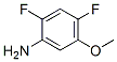 2,4-Difluoro-5-methoxyaniline Structure,98446-51-6Structure