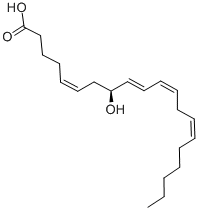 8-Hydroxy-[S-(E,Z,Z,Z)]-5,9,11,14-eicosatetraenoic acid Structure,98462-03-4Structure