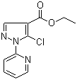 Ethyl 5-chloro-1-(pyridin-2-yl)-1h-pyrazole-4-carboxylate Structure,98475-61-7Structure