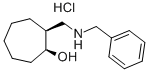 Cis-2-benzylaminomethyl-1-cycloheptanol hydrochloride Structure,98516-19-9Structure