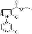 Ethyl 5-chloro-1-(3-chlorophenyl)-1h-pyrazole-4-carboxylate Structure,98534-74-8Structure