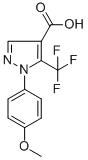 1-(4-Methoxyphenyl)-5-(trifluoromethyl)-1H-pyrazole-4-carboxylic acid Structure,98534-83-9Structure