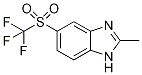 2-Methyl-6-[(trifluoromethyl)sulfonyl]-1h-benzimidazole Structure,98589-22-1Structure