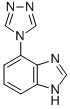 1H-benzimidazole,4-(4h-1,2,4-triazol-4-yl)-(9ci) Structure,98711-53-6Structure