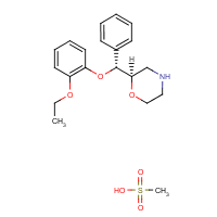 甲磺酸瑞波西汀結(jié)構(gòu)式_98769-82-5結(jié)構(gòu)式