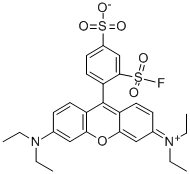 Sulforhodamine b 2-acid fluoride Structure,98806-82-7Structure