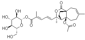 Pseudolaric acid a-glucopyranoside Structure,98891-44-2Structure