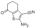 2-Amino-4,5,6,7-tetrahydro-7-oxo-benzo[b]thiophene-3-carbonitrile Structure,98899-30-0Structure