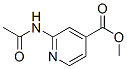 4-Pyridinecarboxylic acid, 2-(acetylamino)-, methyl ester Structure,98953-21-0Structure