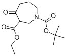 1-boc-4-氧代-3-氮雜烷羧酸乙酯結(jié)構(gòu)式_98977-37-8結(jié)構(gòu)式