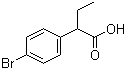 2-(4-Bromophenyl)butanoic acid Structure,99070-18-5Structure