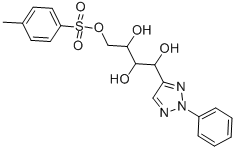 2,3,4-Trihydroxy-4-(2-phenyl-2H-1,2,3-triazol-4-yl)butyl 4-methylbenzenesulfonate Structure,99099-78-2Structure