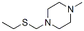 Piperazine, 1-[(ethylthio)methyl]-4-methyl-(6ci) Structure,99114-77-9Structure