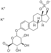 β-estradiol 3-(β-d-glucuronide) 17-sulfate dipotassium salt Structure,99156-45-3Structure